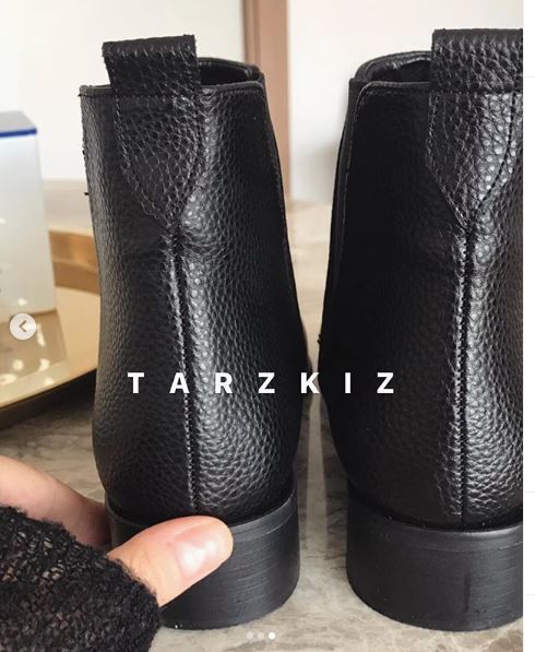 ACNE SİYAH DERİ KISA BOT